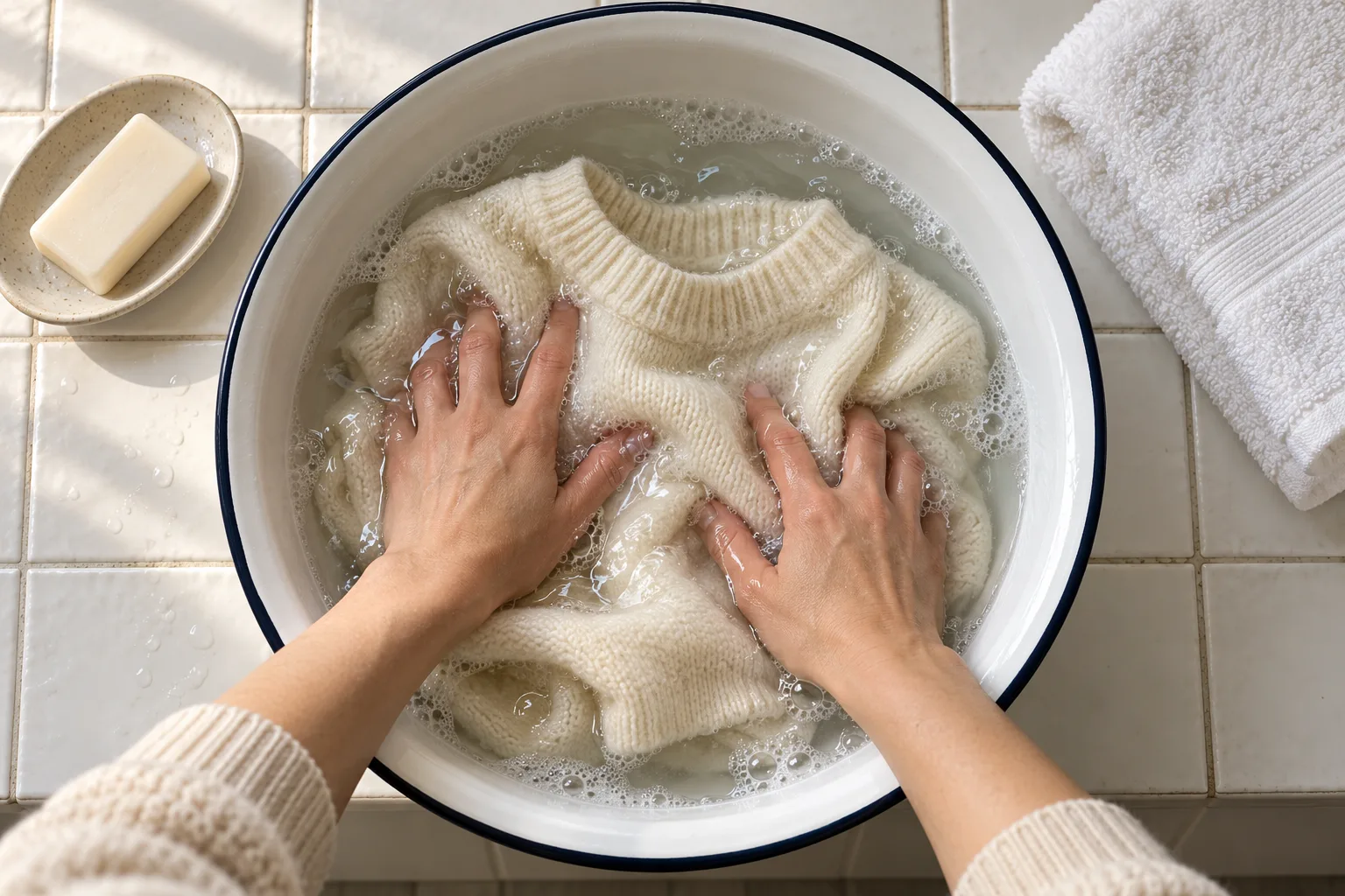 Cómo lavar un jersey de merino sin que encoja